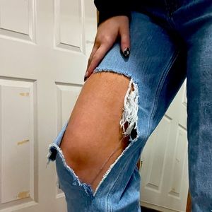 Abercrombie and fitch 90s straight ultra high rise